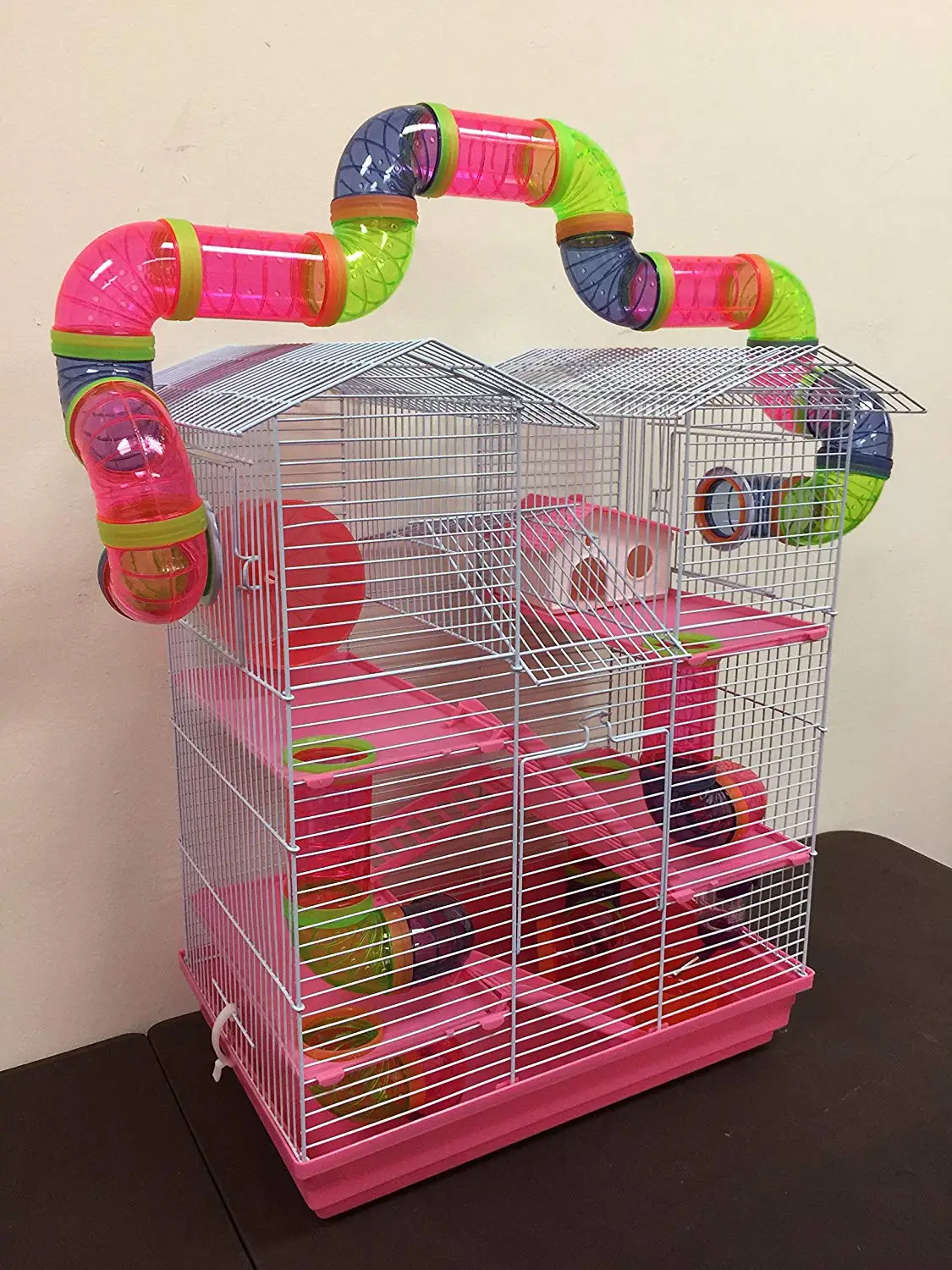 pink rat cage