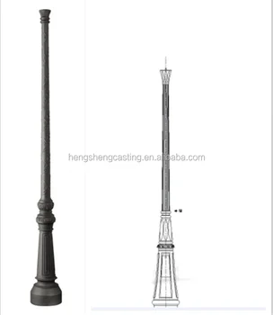 Cast iron pole