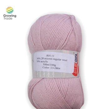 Hersteller 30 Wolle Und 70 Acryl Mischgarn Hakeln Gefarbt Fur