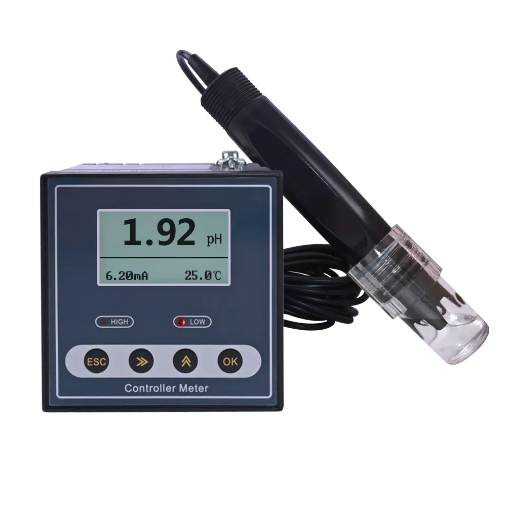 Online Industrial Ph Controller Orp Meter Monitor Digital 0.02ph 1mv