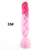 Jumbo Braids Weave Hair Two Tone Pink Synthetic Hair Ombre Jumbo Braids Extension Hair Beauty China Manufacturer