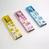 Plastic handle kids cutlery set cartoon spoon fork knife set cutlery Stainless Steel Baby Children Gift tableware