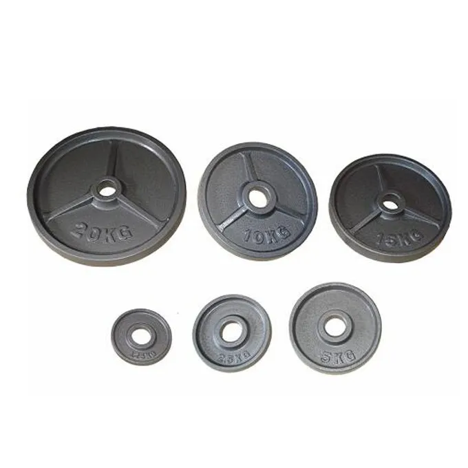 Barbell Weight Plates 2 Inch Hole Solid Cast Iron Barbell Weight Plates