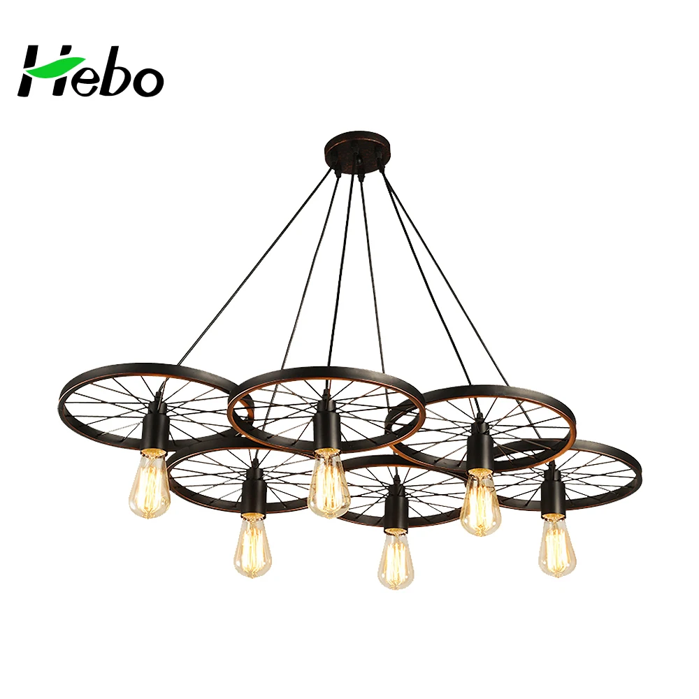 Decorative Wheel Contemporary Edison Bulb Chandelier Buy