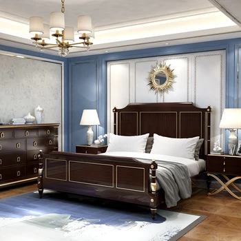 american style bedroom