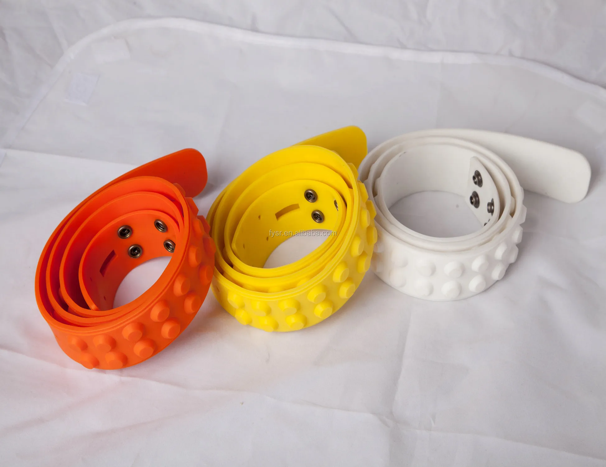 Silicone Rubber Golf Belts Popular Silicone Waist Belt For Lady And Men