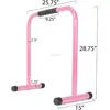 Gym Parallette Lebert Equalizer Bar Chin Up Dip Push Up Parallel Bars Stand