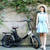 Electric bicycle for sharing, shared bike portable mini e bike, teenager and female electric bicycle