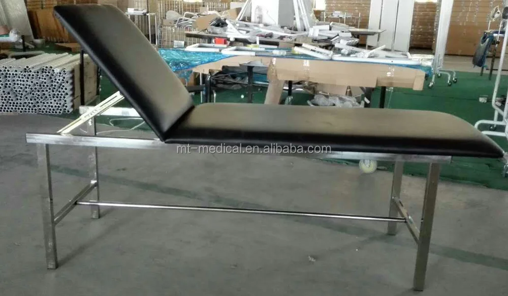High quality stainless steel portable medical clinical examination table in hospital