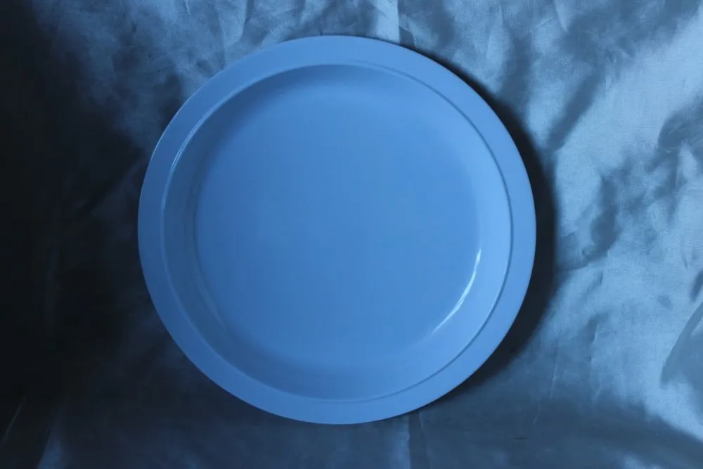 white melamine plate