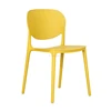 Modern style 4 legs plastic leisure dining chair