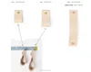 Genuine Leather Shelf Straps Cupboard Handles Pulls
