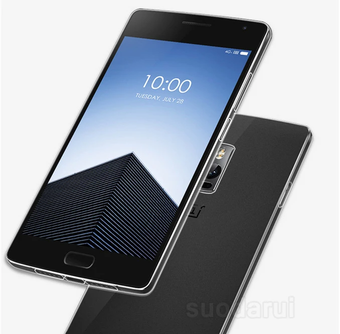 Fashion Crystal Soft Slim TPU Transparent Mobile Phone Cases For One Plus 2 Silicon Gel Covers