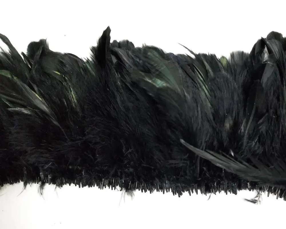 1//4 lb Half Bronze Rooster Tail Coque Feathers Strung 6-8/" Length