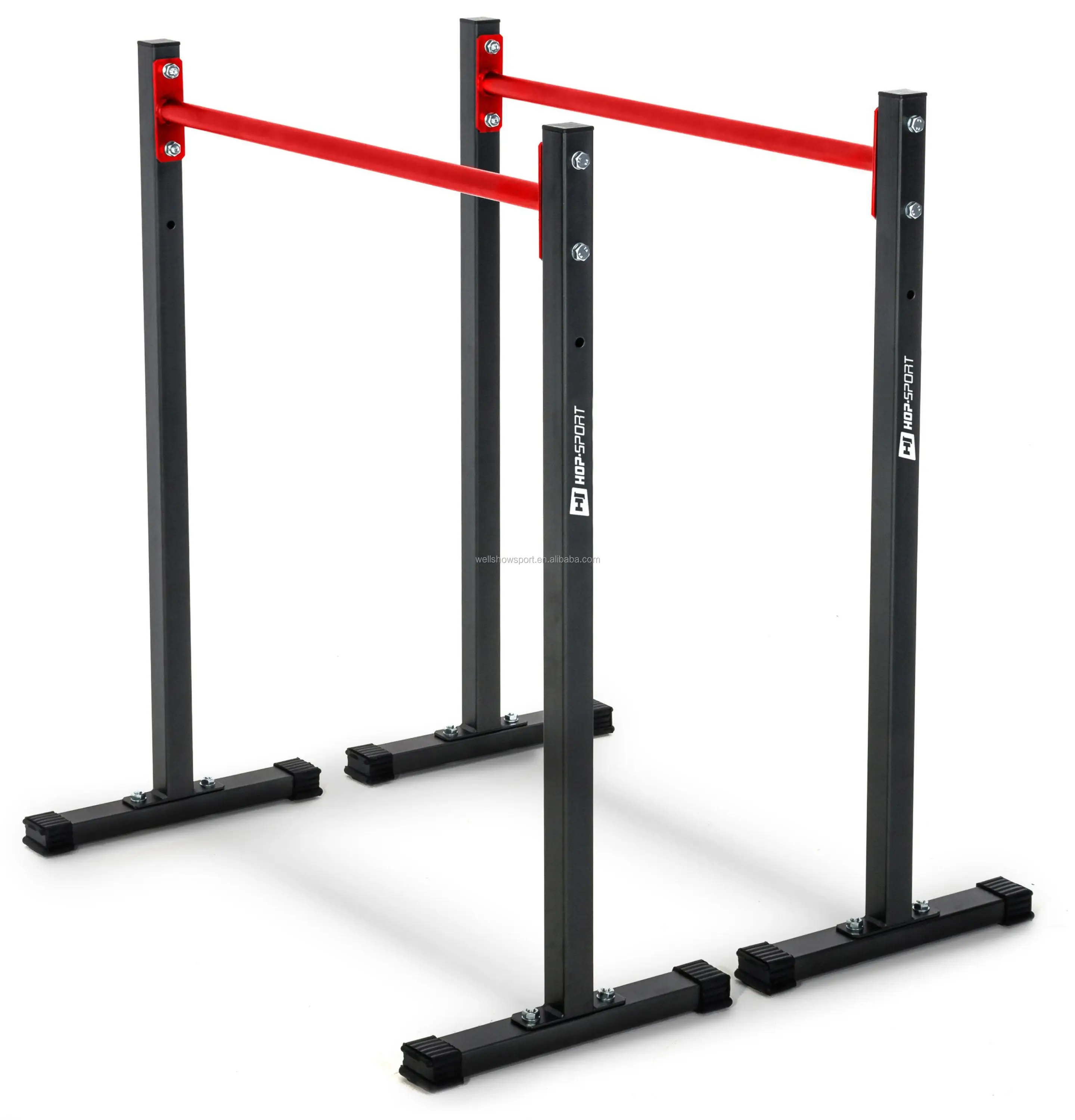 Wellshow Sport Gymnastics Parallette Bars Dip Station Dip Stands