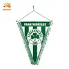 For the football 20x30cm pennant flags exchange flag with tassels
