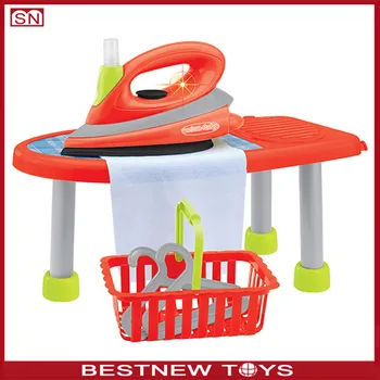 children's toy iron and ironing board