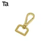 Square metal snap hook spring clip snap dog hook for handbag