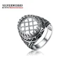 mount 925 sterling silver ring for crown shaped blank ring setting