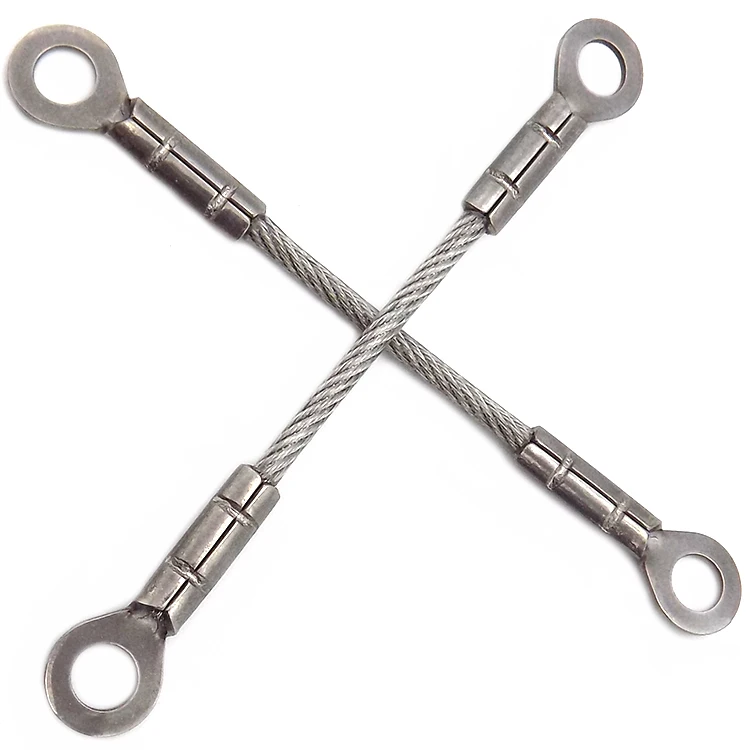 High Resistant Wire Loops With Eyelets Ring Terminal 316i Stainless