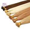 Thick Ends 1.0g 0.8g Italian Keratin Hair Remy Flat Tip Hair Extension