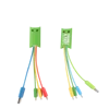 custom shape promotional 3 in 1 data multi cable universal through technology usb cable