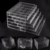 Clear Acrylic Cosmetic Organizer Makeup Case Holder Drawers Jewelry Storage Box