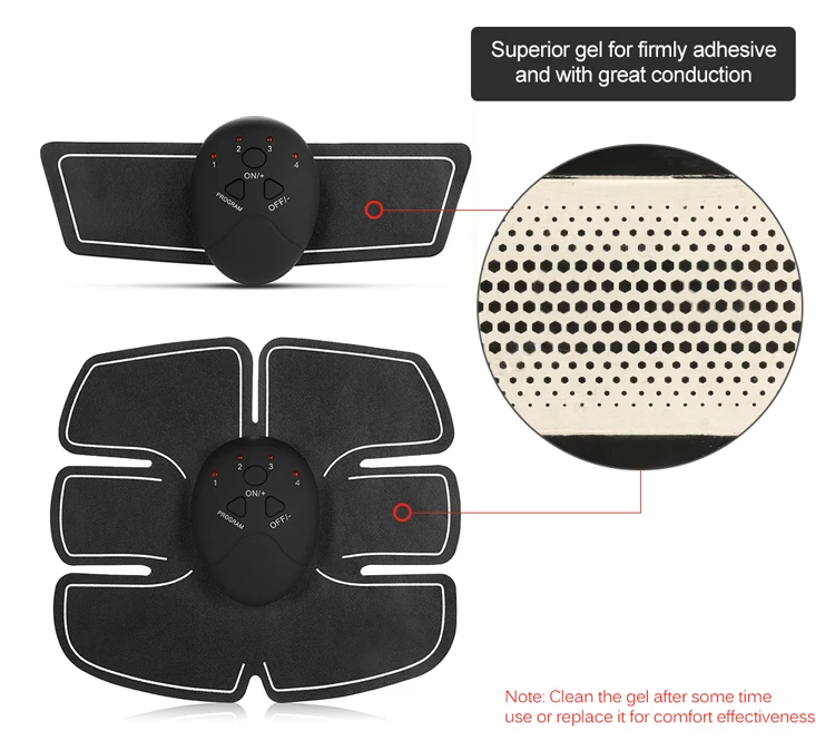 Adhesive Gel Pad Intelligent Body Slimming Professional Electric