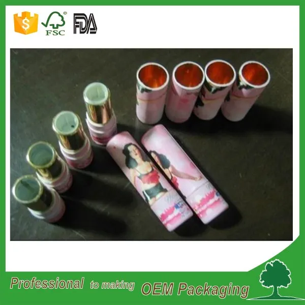 Download Natural Original Packaging Tube For Lipstick Screw Up Lip Gloss Paper Tube Lipstick Tube ...