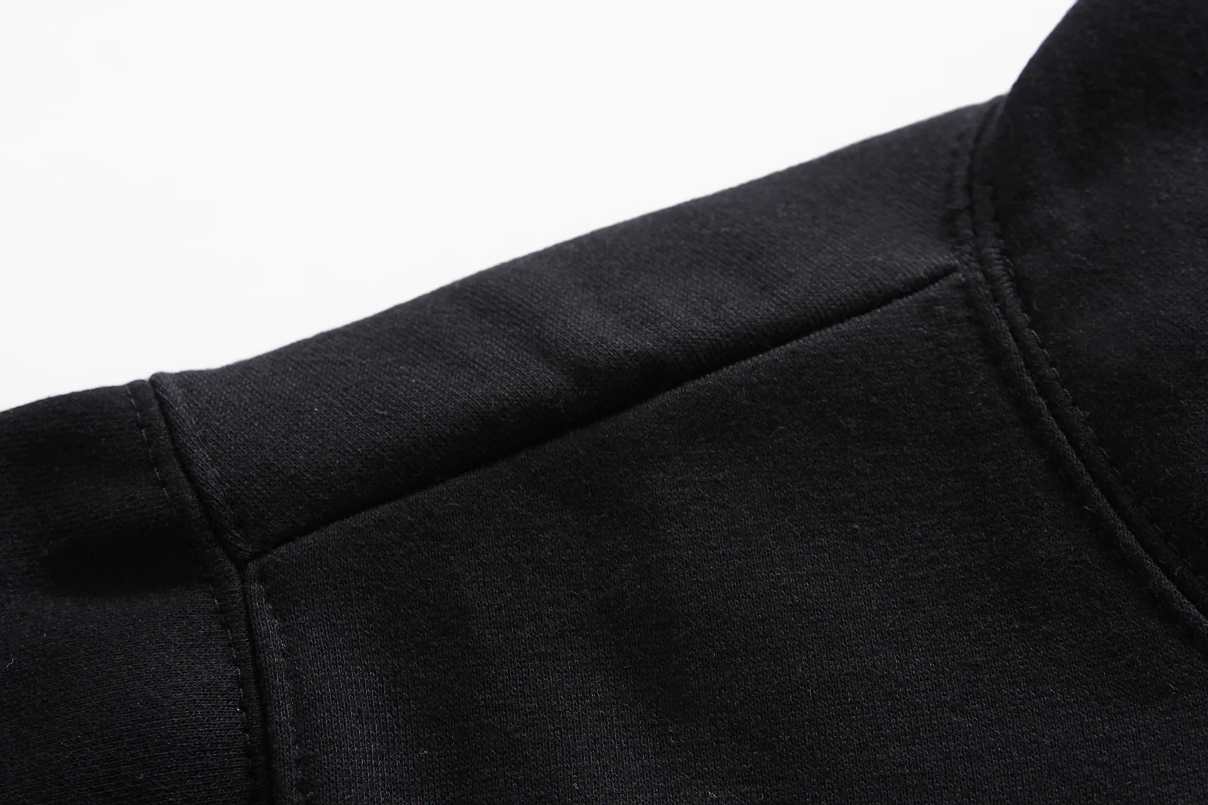 Custom Black Men Oversize 100 Cotton Pullover Hoodies Without String