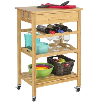 Butchers Block Wooden Kitchen Trolley Butchers Block Wooden Kitchen Trolley