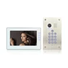 7" colour video monitor and aluminum alloy nameplate door bell phone with camera villa intercom system kit