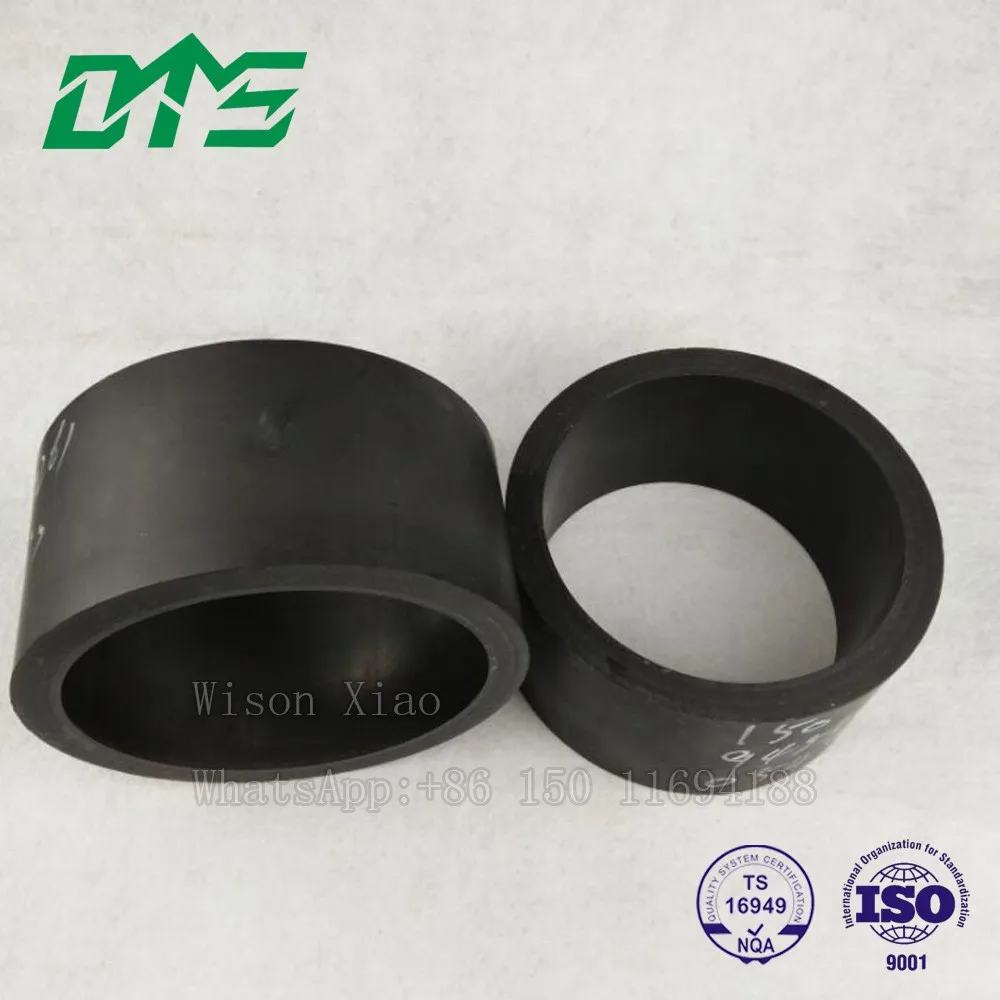 25% Carbon-graphite filled PTFE Piston Cup Seal Ring for Oil Free Air Compressor