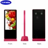 New design pink painting surface lcd advertising player for shopping mall display