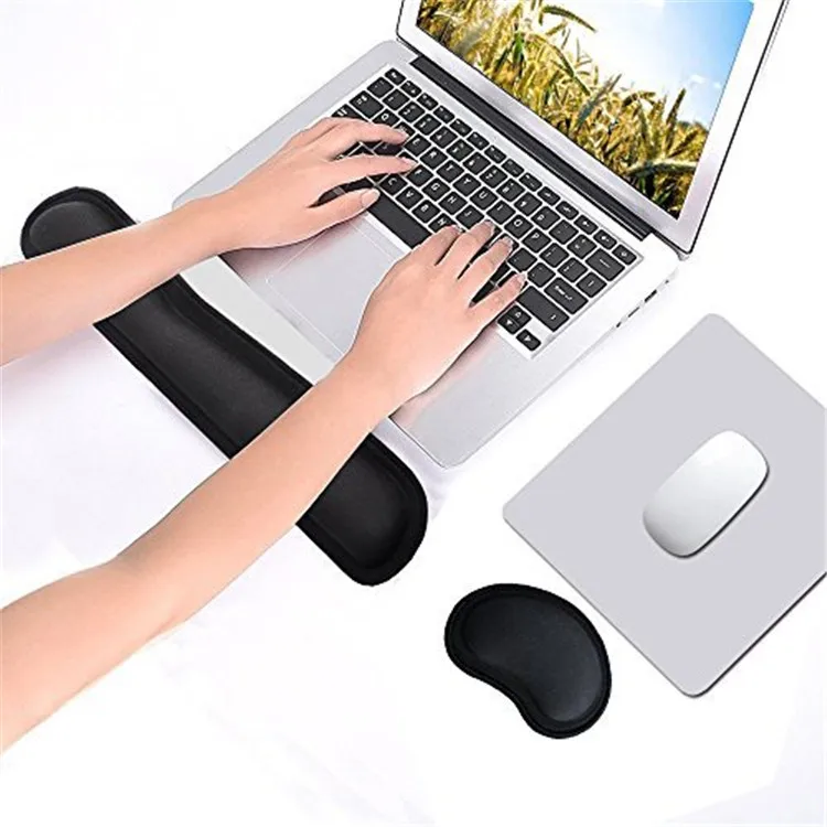 Memory Foam Keyboard And Mouse Wrist Rest Set,Office,Gaming,Laptop