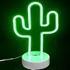 Cactus Desktop Neon Signs Neon Lamp Logo Letters Customs Neon Light With Base
