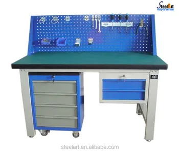 Oficina De Metal Mesa De Trabalho Bancada Garagem Eletrônico - Buy