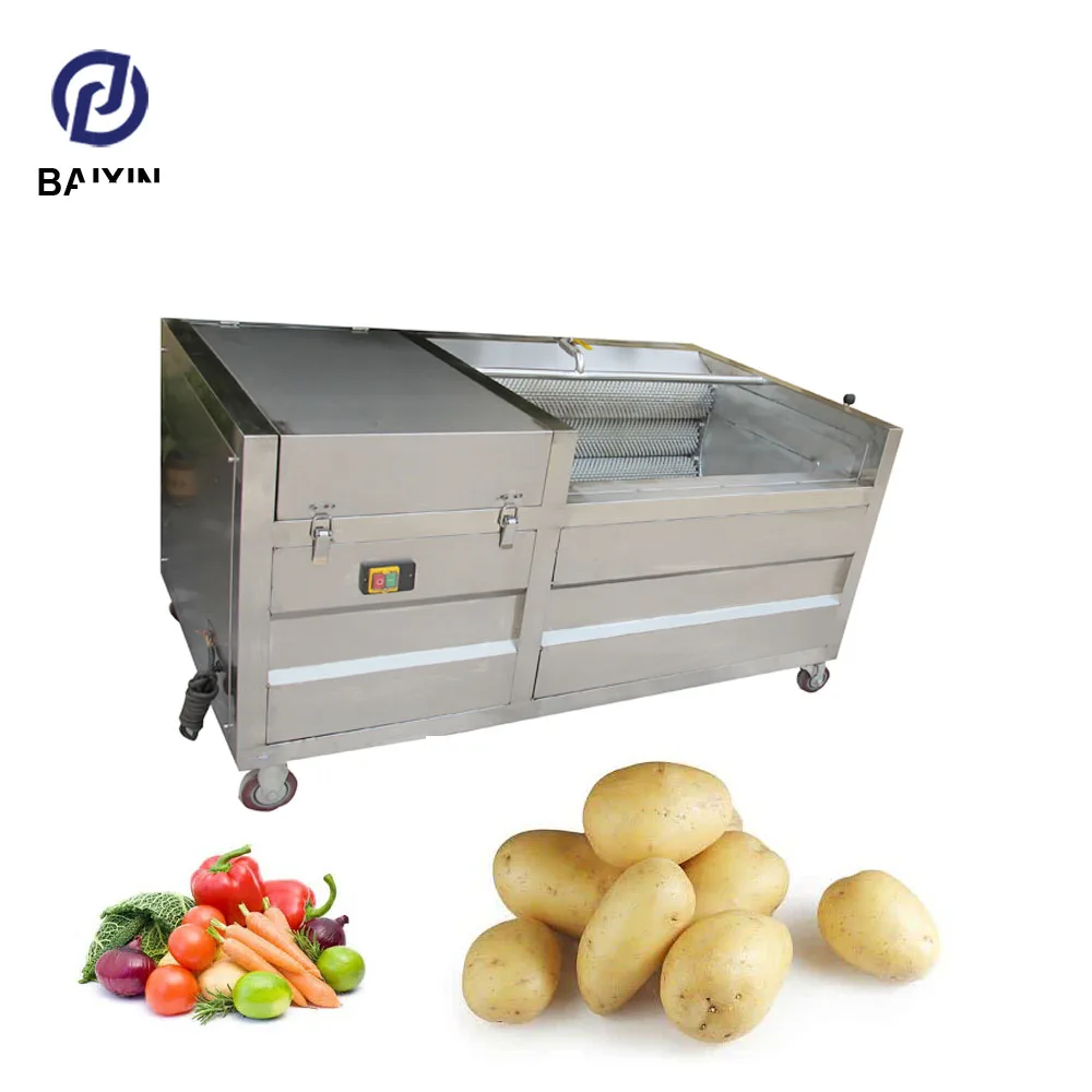 Electric Potato Peeler, Automatic Rotating Potato Peeler, Stainless Steel  Automatic Rotating Fruit and Vegetable Peeler with 1kg Capacity, Quick