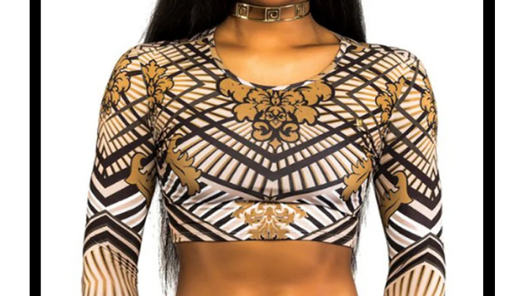 Hot Style Custom Sexy Black Women 6xl Two Piece African Totem Printed