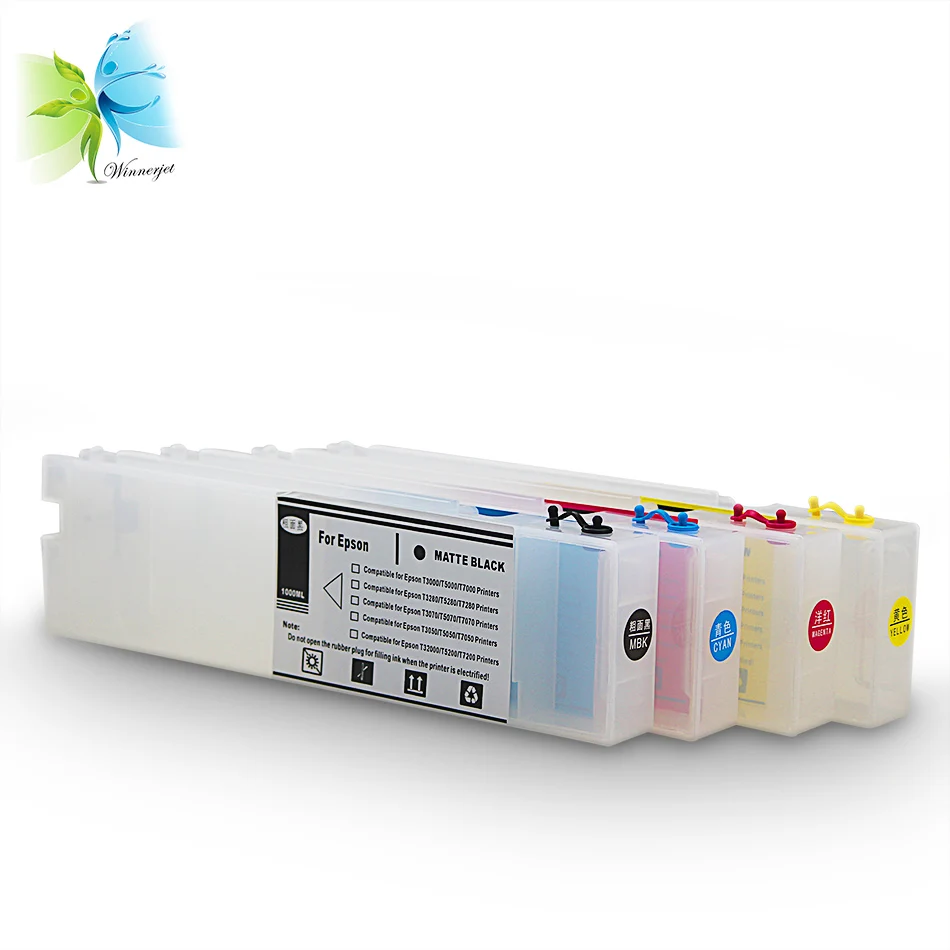 not oem Epson SureColor T3270 T5270 T7270 Cyan pigment ink cartridge compatible