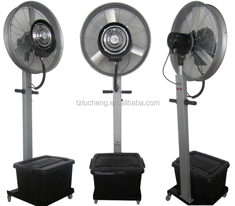 26 " Lantai Fan,Humidfer Industri,Air-bukti Fan Kabut 