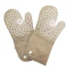 Multi-Function Antibacterial oven glove oven mit Silicone printing for Kitchen