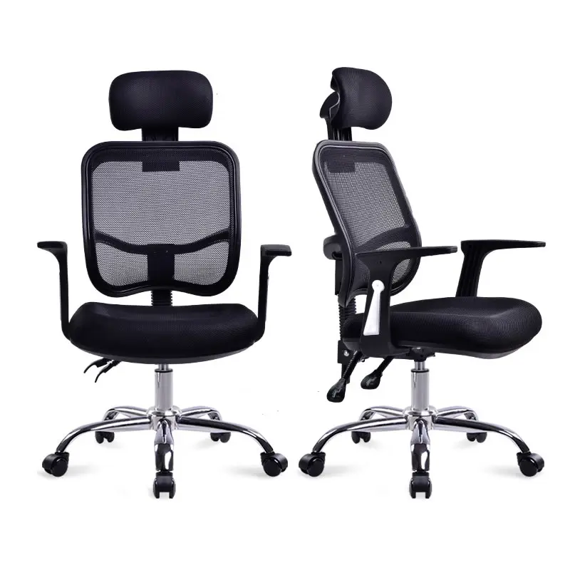 Cheap Used Black Mesh High Back Ergonomic Staff Office Chair - Buy High