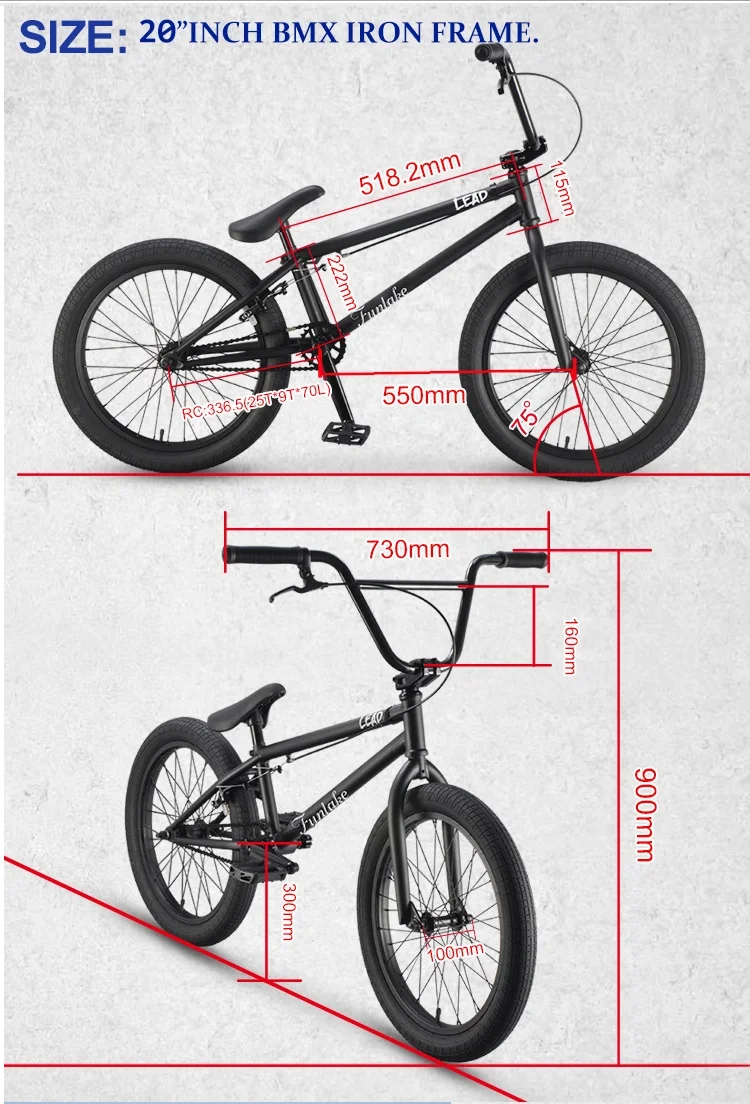 Funlake Fashionable High Quality Cheap Steel Frame Street Bicycle