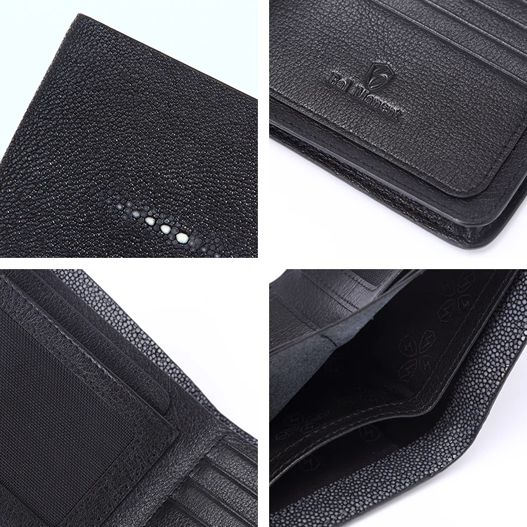 Best Leather Wallet Maker Genuine Stingray Leather Wallets For Men