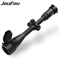 JouFou 4 16X40 AOL Hunting Riflescope HD Green Red Blue Dot Illuminated Adjustable Tactical Optical Sight