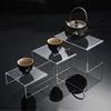 3 Tier High Transparent Acrylic U Shape Display Stand for gifts, shoes, bags Acrylic Riser Stand