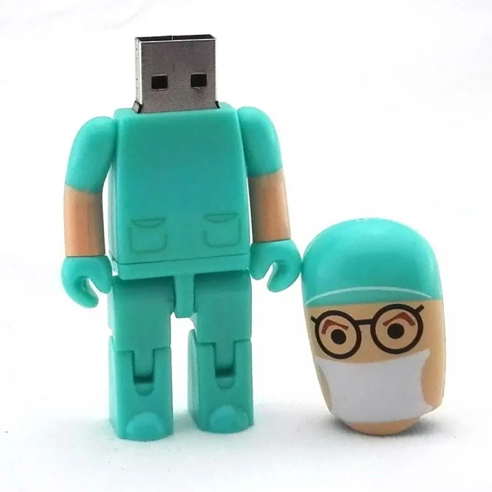Doctors Male nurse Dentist shape card usb flash pen drive