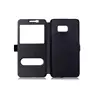2019 Luxury Silk Texture Caller ID Display View Window Leather Case For Iphone Se