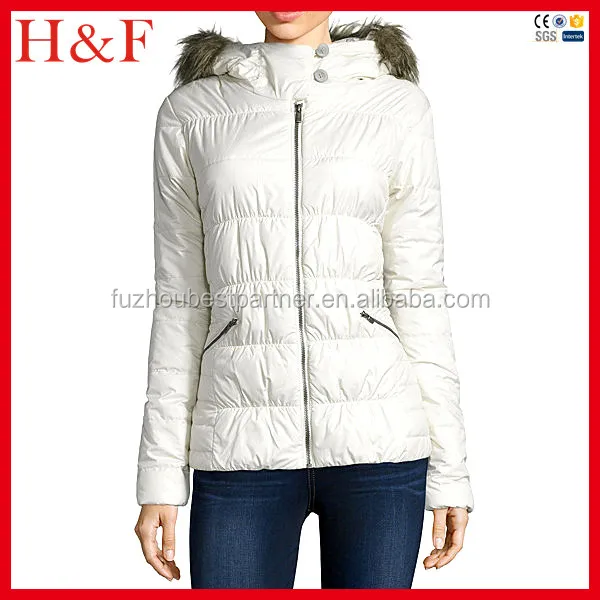 womens winter jackets with fur trim hood